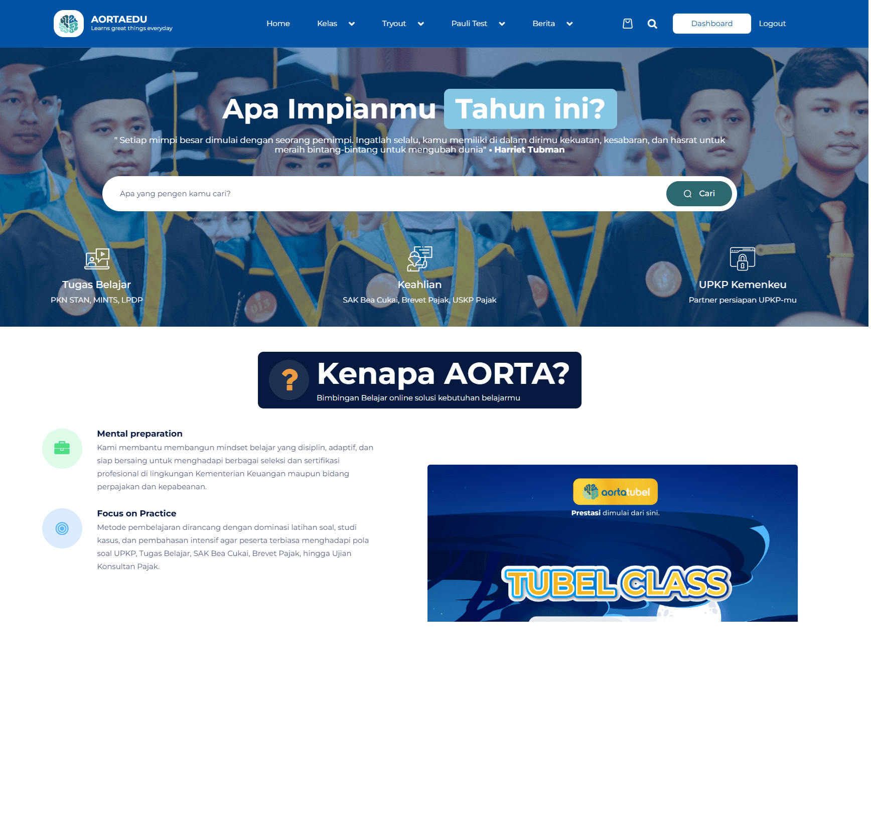 Aorta Edu — LMS & Psikotes Platform