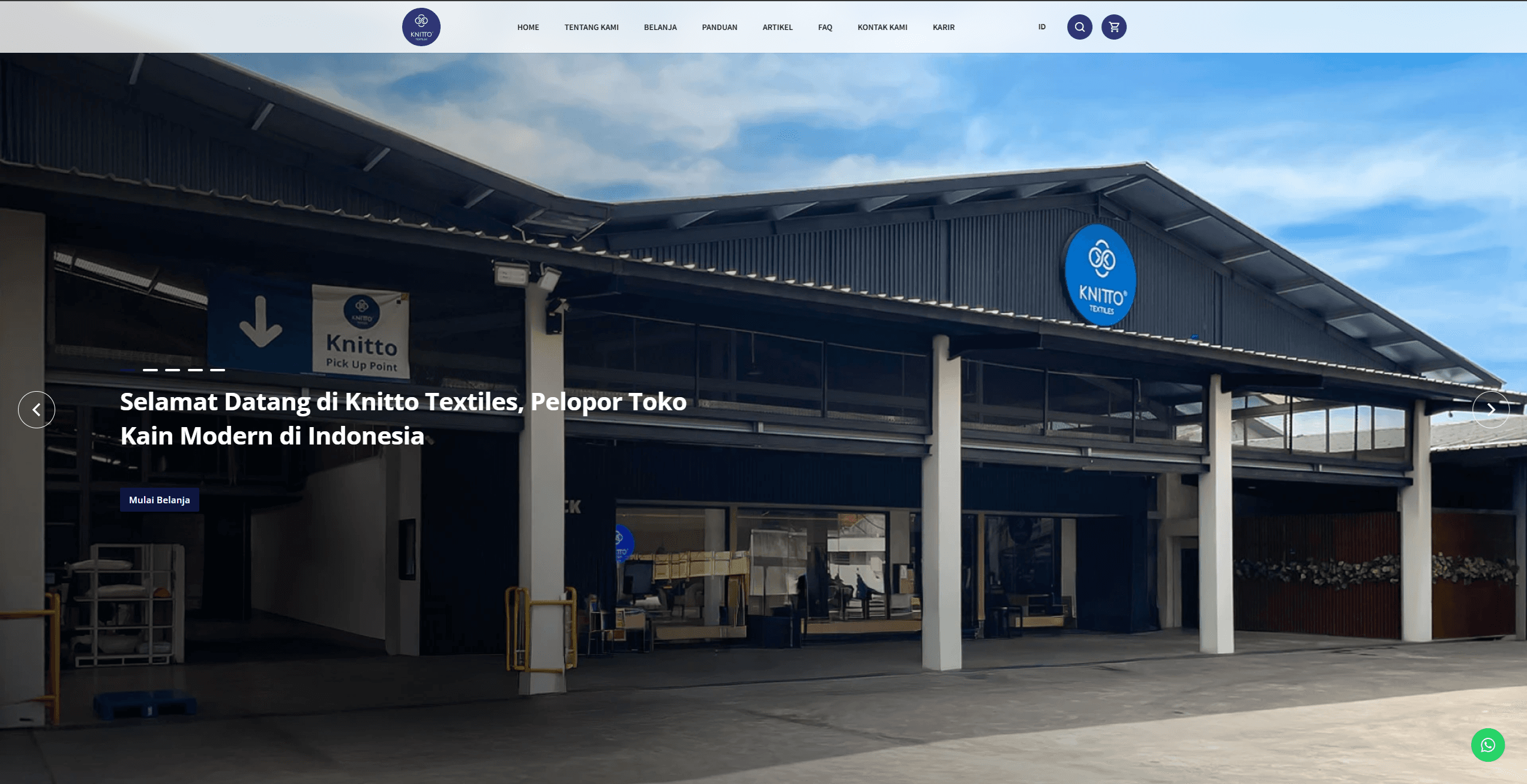 Knitto.co.id — B2B Textile E-Commerce