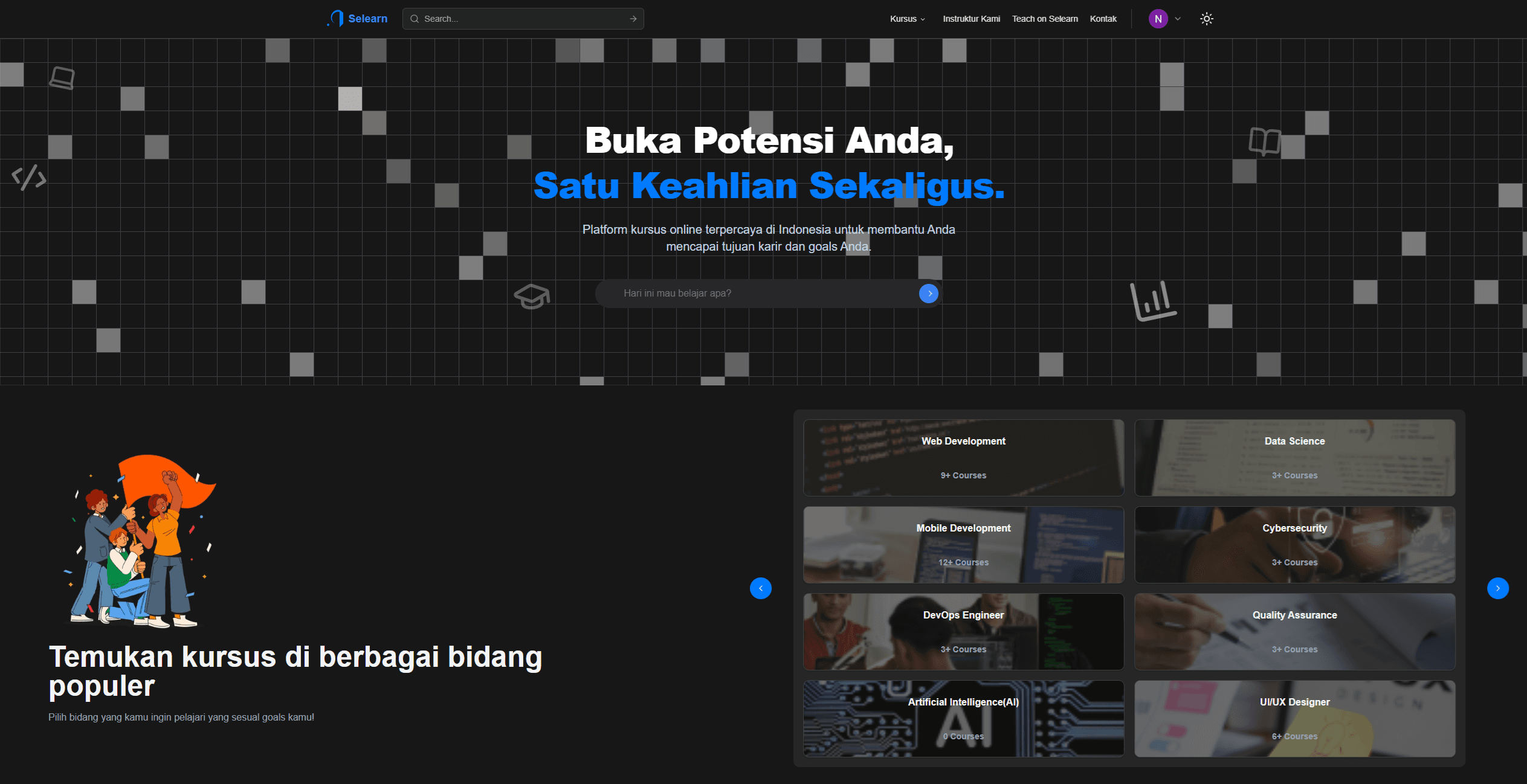 Selearn — Multi-tenant SaaS LMS